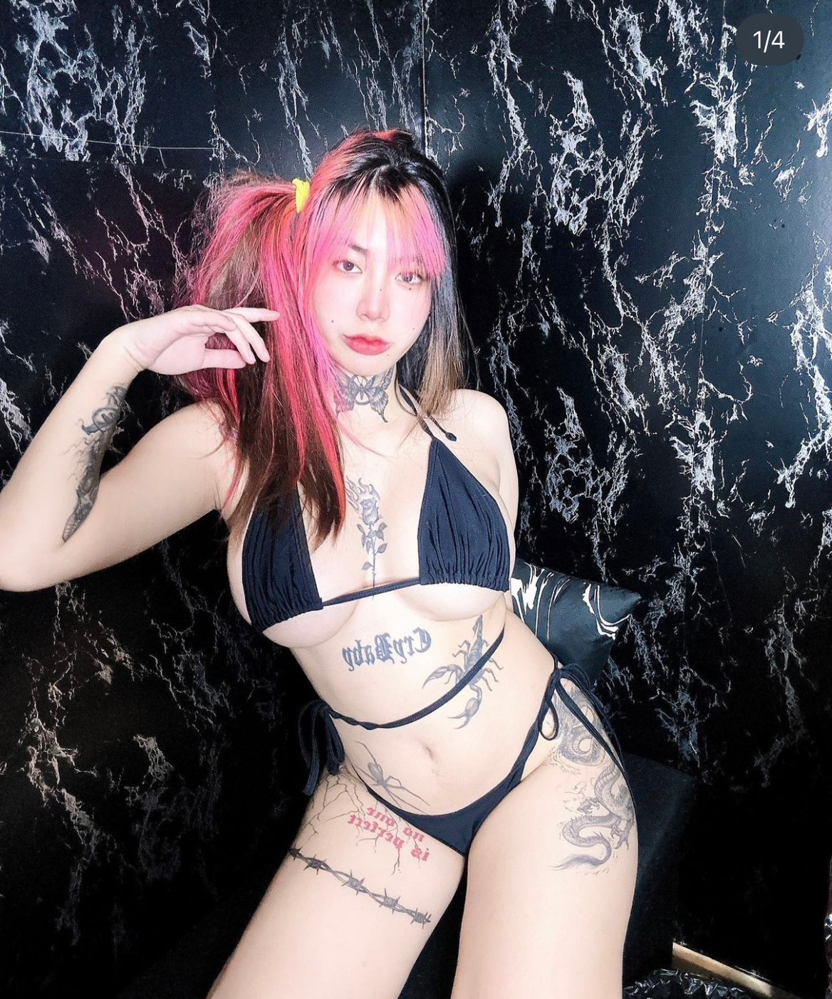 เปิดวาร์ป แอลลี่ ไอริน สาวหมวย สุดแซ่บ จัดจ้านเร้าใจ รอยสักสุดแสนขยี้ใจ 18+ 22